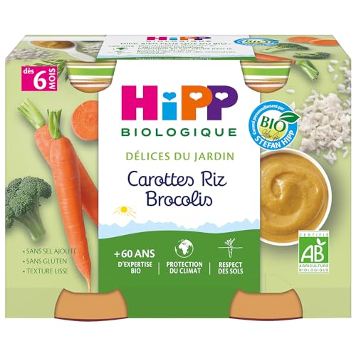 HiPP - Petit pot Légumes : Carottes-Riz-Brocolis - dès 6 mois von HiPP