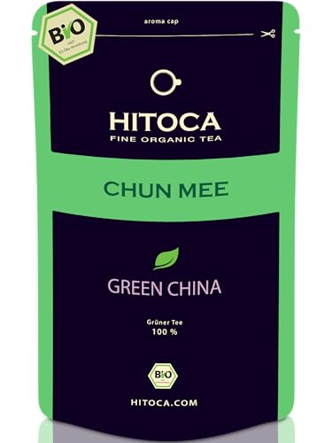 CHUN MEE TEE Lose Bio - Chinesischer Grüner Tee - Chun Mee Bio - Grüntee aus China - Hangerollter Chunmee - HITOCA® Tee von HITOCA