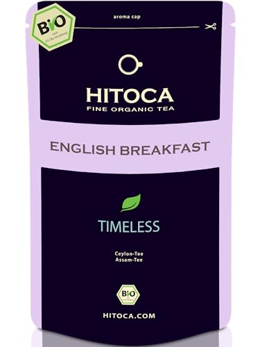 English Breakfast Tea - Bio - Lose - Original English Breakfast Tee aus Ceylon und Assam Tees - Englischer Tee - English Tea - Black Organic Tea - HITOCA® Schwarztee von HITOCA