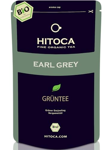 EARL GREEN · Bio · Grüner Tee · Grüner Tee Earl Grey · Earl Grey lose · Tee mit Bergamotte-Öl · Earl Grey Grün · Grüner Earl Grey · Grüntee Earl Grey · Lose · HITOCA® Tee von HITOCA