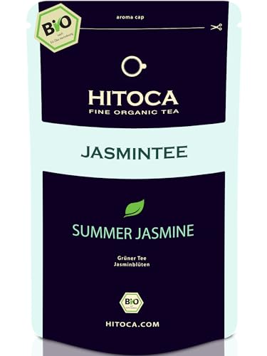 JASMINTEE · BIO · Jasminblüten Tee · Grüner Jasmintee · Jasmin Grüntee · Lose · Jasmin Tee · Grüner Tee Jasmin · Jasminblütentee · Jasmintee Lose · Jasmintee Bio · Organic · Jasmine · HITOCA® Tee von HITOCA