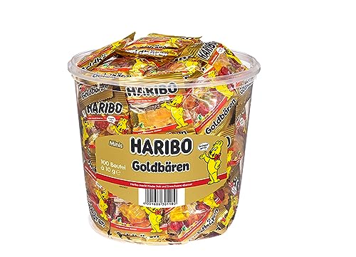 Diverse Auswahl von Süßigkeiten + 1 HL-Kauf Notizblock GRATIS (1x Goldb. Minibeutel + 1 HL Kauf Block) von HLKauf