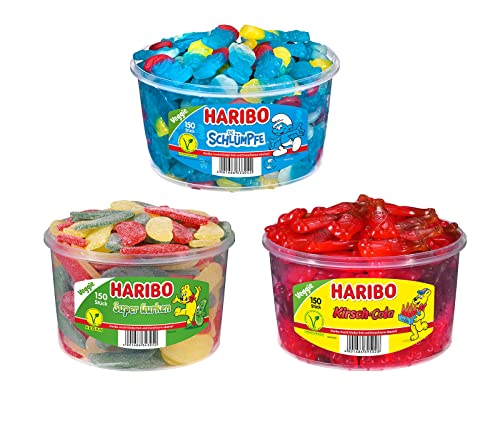 Diverse Auswahl von Süßigkeiten + 1 HL-Kauf Notizblock GRATIS (KirschCola, Gurken, Schlümpfe + 1 HL Kauf Block) von HLKauf