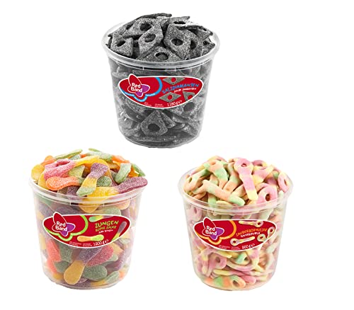 Diverse Auswahl von Süßigkeiten + 1 HL-Kauf Notizblock GRATIS (Zungen,Salzdiamanten,Zauberschnuller+1HLKauf Block) von HLKauf