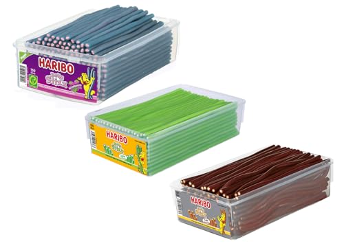 Balla Stixx Pasta 2er 3er 4er Diverse Sets Mischpaket Grosspackung Büro Box (Balla Himbeere/Apfel/Cola & 1 HLKauf-Block) von HLKauf