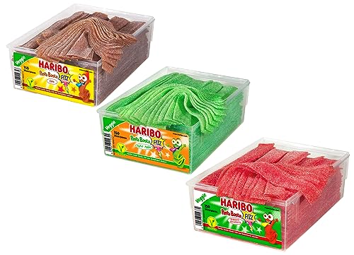 H A R I B O Balla Stixx Pasta 2er 3er 4er Diverse Sets Mischpaket Grosspackung Büro Box (Pasta Cola/Apfel/Erdbeere & 1 HLKauf-Block) von HLKauf