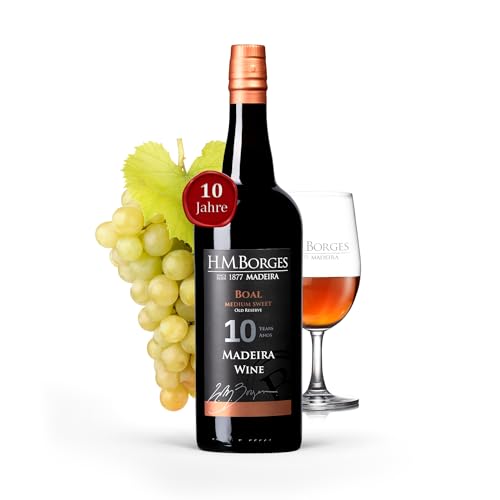 HM Borges, Madeira Wein, 10 Years, medium sweet, boal, 0,75l HM Borges, Madeira Wein, 10 Years, medium sweet, boal, 0,75l von HM Borges since 1877