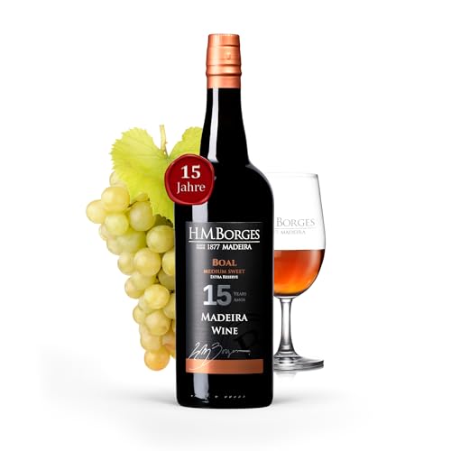 HM Borges, Madeira Wein, 15 Years, medium sweet, boal, 0,75l HM Borges, Madeira Wein, 15 Years, medium sweet, boal, 0,75l von HM Borges since 1877
