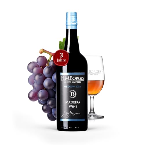 HM Borges, Madeira Wein, 3 Years, medium dry, 0,75l HM Borges, Madeira Wein, 3 Years, medium dry, 0,75l von HM Borges since 1877