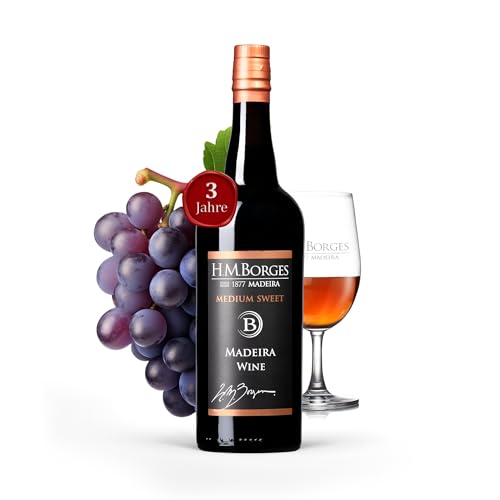 HM Borges, Madeira Wein, 3 Years, medium sweet, 0,75l HM Borges, Madeira Wein, 3 Years, medium sweet, 0,75l von HM Borges since 1877