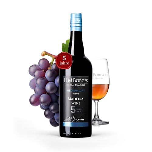 HM Borges, Madeira Wein, 5 Years, medium dry, 0,75l HM Borges, Madeira Wein, 5 Years, medium dry, 0,75l von HM Borges since 1877