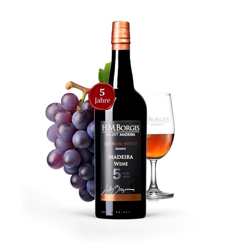 HM Borges, Madeira Wein, 5 Years, medium sweet, 0,75l HM Borges, Madeira Wein, 5 Years, medium sweet, 0,75l von HM Borges since 1877