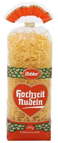 Zabler Suppennudeln, 15er Pack (15 x 250 g Beutel) von HOCHZEIT NUDELN