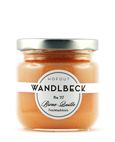 Birne-Quitte Fruchtaufstrich (220g Glas) von HOFGUT WANDLBECK