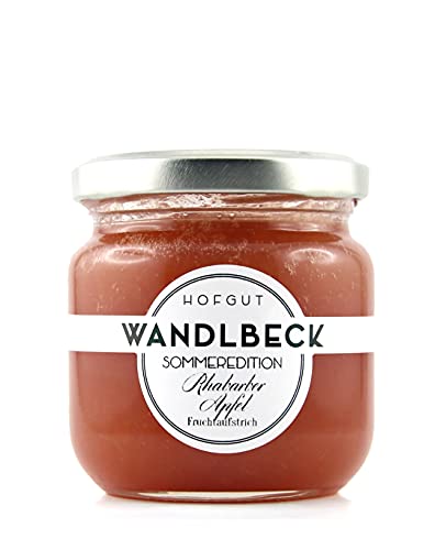 Rhabarber-Apfel-Fruchtaufstrich (220g Glas) von HOFGUT WANDLBECK