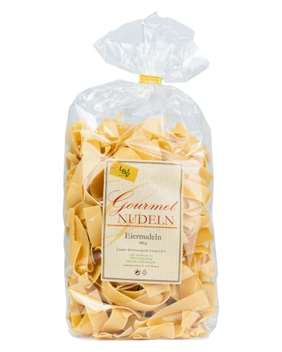 Hohenloher Bauerngenossenschaft Gourmet Nudeln Bandnudeln 12 mm 500 g - Regional produziert mit ausgewählten Zutaten - Perfekt für Pastagerichte, Nudelsalat oder als Beilage Hohenloher Bauerngenossenschaft Gourmet Nudeln Bandnudeln 12 mm 500 g - Regional produziert mit ausgewählten Zutaten - Perfekt für Pastagerichte, Nudelsalat oder als Beilage von HOHENLOHER Bauerngenossenschaft