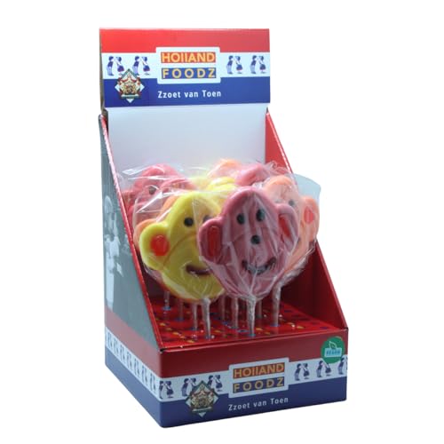 Holland Foodz Äffchen Lutscher mit Fruchtgeschmack 100g 17er Display Holland Foodz Äffchen Lutscher mit Fruchtgeschmack 100g 17er Display von Holland Foodz