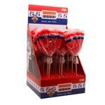 Holland Foodz Herz Lutscher rot weiß Heart Spiral 80g 17 Stück Holland Foodz Herz Lutscher rot weiß Heart Spiral 80g 17 Stück von Holland Foodz