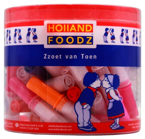Holland Foodz Lippenstift mit Lolliinhalt, 1er Pack (1 x 304g) von Holland Foodz