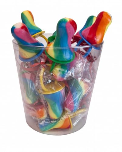 Holland Foodz Riesenschnuller bunte Lutscher mit Fruchtaroma 600g Holland Foodz Riesenschnuller bunte Lutscher mit Fruchtaroma 600g von Holland Foodz