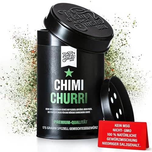 Chimichurri Handgemacht Premium Magic Dust Gewürzmischung Rub Grillgewürze mit großem Streuer, Gewürzpulver für Grillen, Geschenke für Männer Marinade gegrilltes Fleisch, Salate, Pasta, Dip Sauce 100g Chimichurri Handgemacht Premium Magic Dust Gewürzmischung Rub Grillgewürze mit großem Streuer, Gewürzpulver für Grillen, Geschenke für Männer Marinade gegrilltes Fleisch, Salate, Pasta, Dip Sauce 100g von HOLY SMOKE BBQ