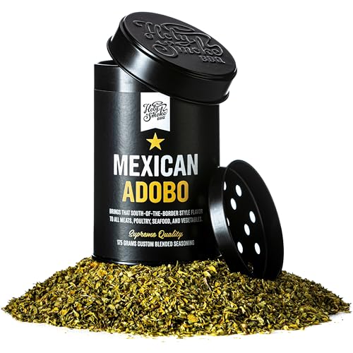 Mexican Adobo BBQ Rub – Handgemachtes Grillgewürz mit Chili, Knoblauch & Oregano, Würzige Gewürzmischung für Hähnchen, Schwein, Rind & Gemüse, Perfekt für BBQ & Tacos, 175g Mexican Adobo BBQ Rub – Handgemachtes Grillgewürz mit Chili, Knoblauch & Oregano, Würzige Gewürzmischung für Hähnchen, Schwein, Rind & Gemüse, Perfekt für BBQ & Tacos, 175g von HOLY SMOKE BBQ