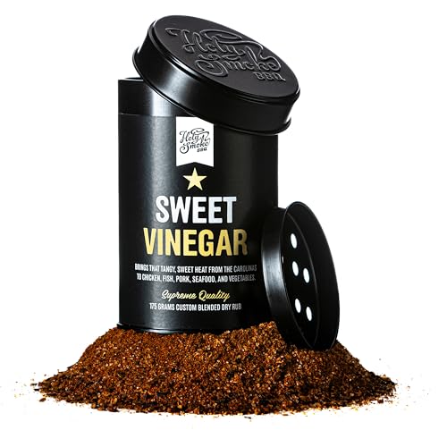 Sweet Vinegar BBQ Rub – Handgemachtes Allround-Grillgewürz mit Essigpulver & Cayenne, Premium BBQ Gewürzmischung für Pulled Pork, Rippchen, Rind, Gemüse, 175g Sweet Vinegar BBQ Rub – Handgemachtes Allround-Grillgewürz mit Essigpulver & Cayenne, Premium BBQ Gewürzmischung für Pulled Pork, Rippchen, Rind, Gemüse, 175g von HOLY SMOKE BBQ