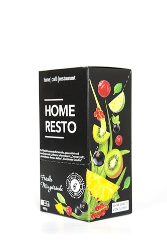 "Fruchtige Mix Packung" Fruchtgetränk | Verführerischer HOME RESTO in 2 x 4 x 40 g Packung | Ideal für Kalt, Heiß oder Sprudel Wasser - Ohne Zusatz von Zucker von HOME RESTO