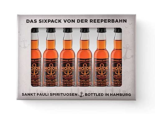 HOOK Gin Orange Lütten Sixpack im Geschenkkarton 6x 4cl von HOOK Gin