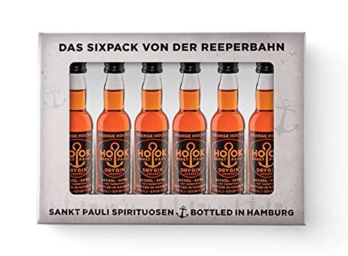 HOOK Gin Orange Lütten Sixpack im Geschenkkarton 6x 4cl HOOK Gin Orange Lütten Sixpack im Geschenkkarton 6x 4cl von HOOK Gin