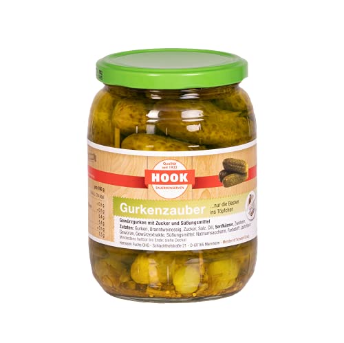 HOOK - Gurkenzauber, 6 x 360 g Glas von HOOK