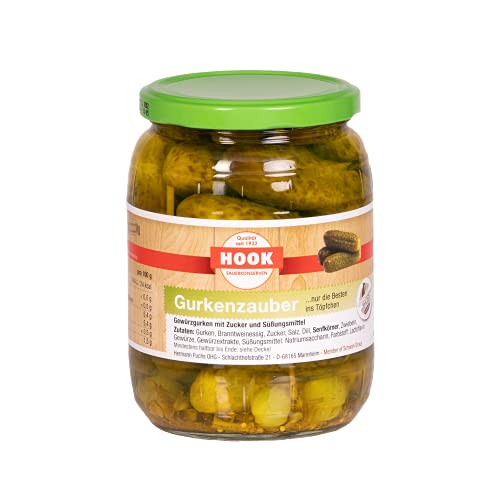 HOOK - Gurkenzauber, 6 x 360 g Glas von Hook