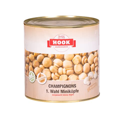 Hook - Champignons 1. Wahl Miniköpfe, 2550 g Dose von Hook