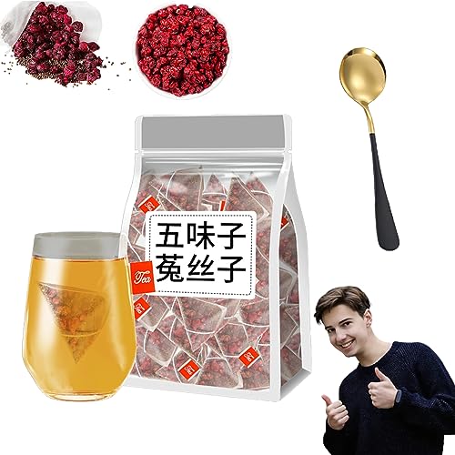 Men’s Essentials Five Flavors Goji Berry Tea, Five Flavors Goji Berry Tea, Five Flavors Wolfberry Tea, Health Liver Care Tea, Schisandra Dodder Tea, Chinese Kidney Care Tea (1 Bag(30 packs)) von HOPASRISEE