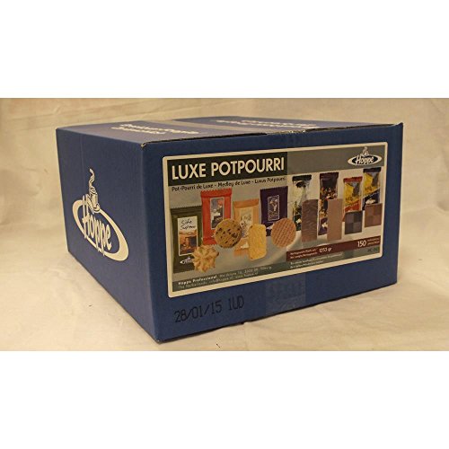 Hoppe Kaffee-Kekse Luxe Potpourri, 150 Stück einzeln verpackt (Luxusmischung) von HOPPE