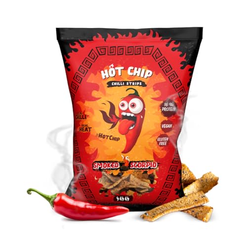 Hot Chip Chilli Strips - Smoked Scorpio [16% Protein - Vegan - Glutenfrei] von HOT CHIP