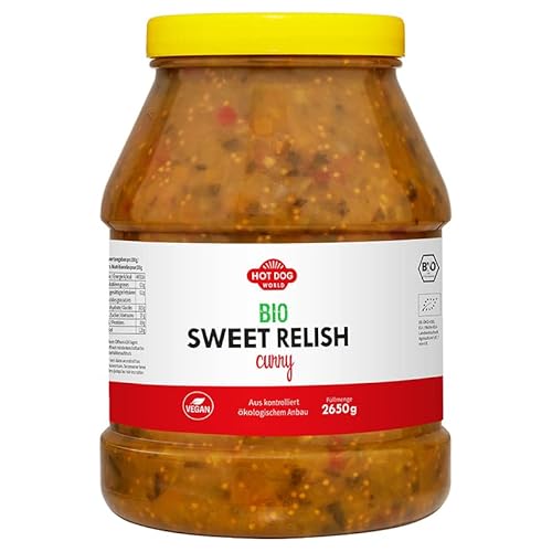 Bio Sweet Relish - curry 2,65 kg von HOT DOG WORLD