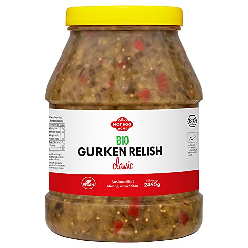 HOT DOG WORLD - Bio Gurken Relish - classic 2,46 kg von HOT DOG WORLD