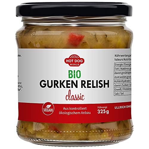 HOT DOG WORLD - Bio Gurken Relish 325g von HOT DOG WORLD