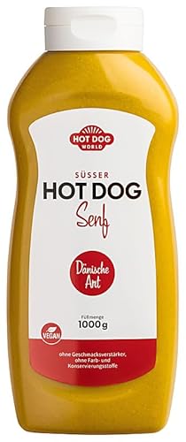 HOT DOG WORLD - Süßer Hotdog Senf 950 ml/ 1000g von HOT DOG WORLD