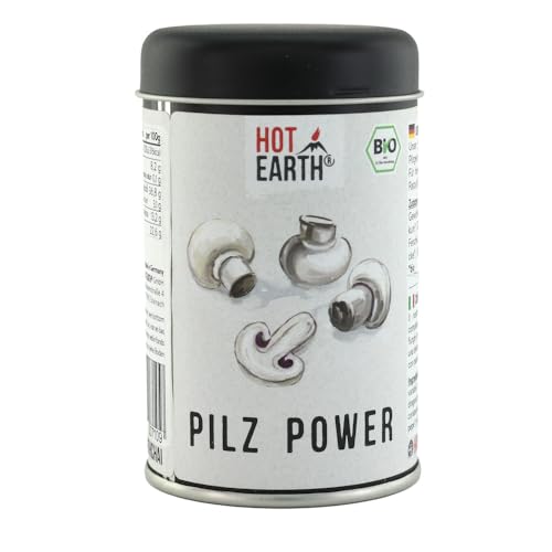 HOT EARTH Pilz Power | Pilzgewürz | bio | vegan | 40g in Aromaschutzdose von HOT EARTH