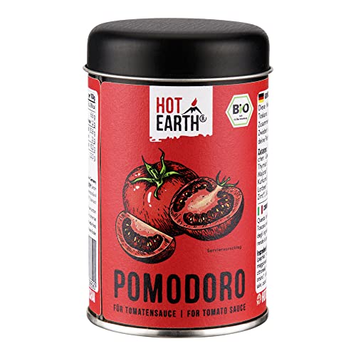 HOT EARTH Pomodoro - Bio Tomatengewürz - 45g in Aromaschutzdose von HOT EARTH