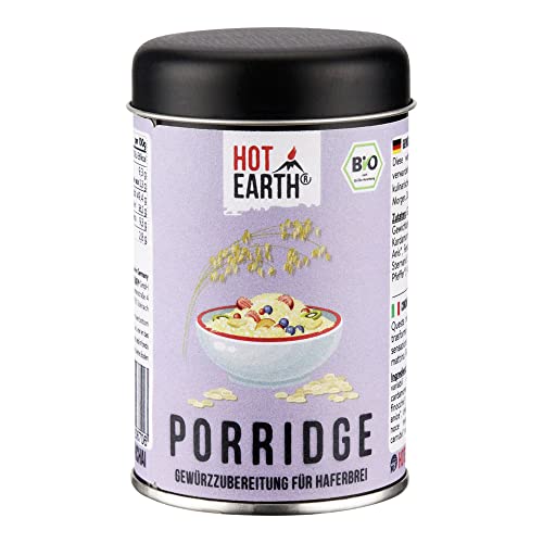 HOT EARTH Porridgegewürz, bio - 60g in Aromaschutzdose von HOT EARTH