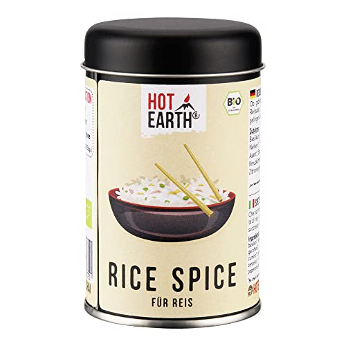 HOT EARTH Rice Spice | Reisgewürz | bio | vegan | 70g in Aromaschutzdose von HOT EARTH