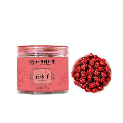 HQZMCTE Premium Chinesischer Kräutertee Schisandra WuWeiZi Tee 100g / 3,52oz Beerenkräuter Schisandra Chinensis Zartes Aroma von HQZMCTE