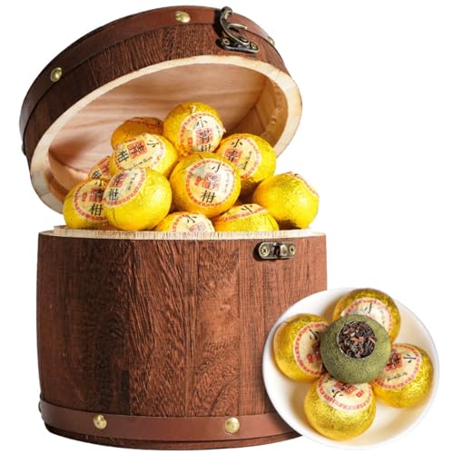 Xinhui Kleine Grüne Mandarine Puerh ReifeTee 500g Glänzendes Und Rundes 17,64oz Holzfass Xinhui Kleine Grüne Mandarine Puerh ReifeTee 500g Glänzendes Und Rundes 17,64oz Holzfass von HQZMCTE