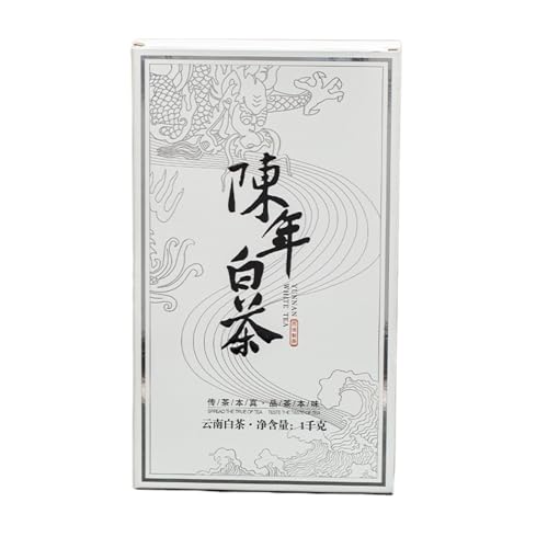 Yunnan Weißer Tee Ziegel,1000g/35.27oz Hochgebirgstee, Alter Baum Weißer Tee, Natürliches Aroma Genießen Yunnan Weißer Tee Ziegel,1000g/35.27oz Hochgebirgstee, Alter Baum Weißer Tee, Natürliches Aroma Genießen von HQZMCTE