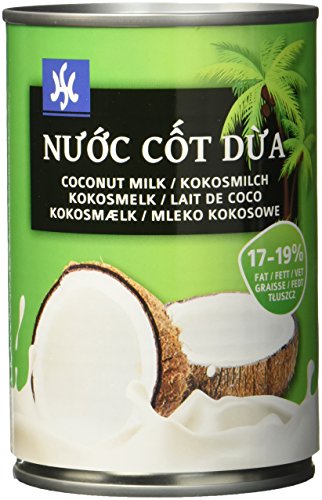 Hs Kokosmilch 17-1% Fett vietnames., 12er Pack (12 x 400 ml) von GREAT BRITISH TRADING LIMITED