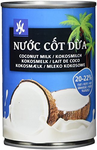 Hs Kokosmilch 20-22% Fett vietnamesischen, 12er Pack (12 x 400 ml) von HS