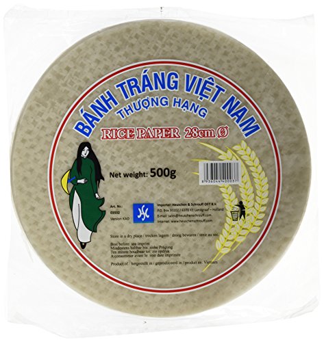Hs Reispapier vietnamesisches 28 cm, 40er Pack (40 x 500 g) von HS
